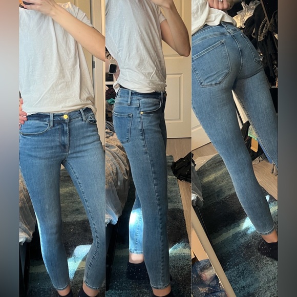 FRAME Le Skinny De Jeanne Maiden Crop Jeans - Picture 5 of 8